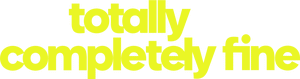 لوگوی رسمی سریال Totally Completely Fine (2023)