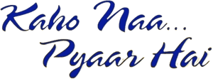 لوگوی رسمی فیلم Kaho Naa... Pyaar Hai (2000)
