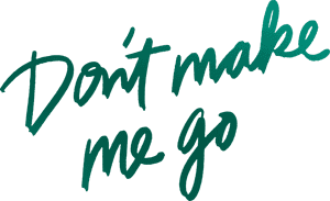 لوگوی رسمی فیلم Don't Make Me Go (2022)