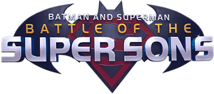 لوگوی رسمی فیلم Batman and Superman: Battle of the Super Sons (2022)