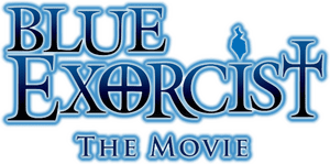 لوگوی رسمی انیمه Blue Exorcist: The Movie (2012)