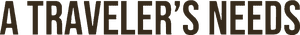 لوگوی رسمی فیلم A Travelers Needs (2024)