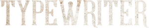 لوگوی رسمی سریال Typewriter (2019)