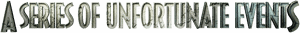 لوگوی رسمی سریال A Series of Unfortunate Events (2017)