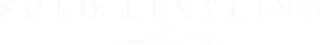 لوگوی رسمی انیمه Solo Leveling: ReAwakening (2024)