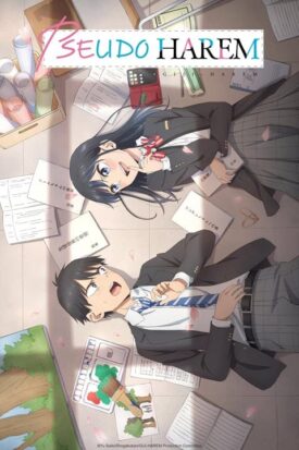 پوستر رسمی انیمه Pseudo Harem (2024)