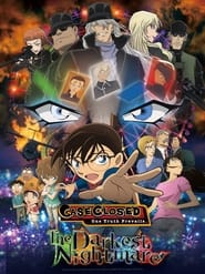 پوستر رسمی انیمه Detective Conan: The Darkest Nightmare (2016)