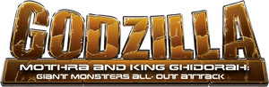 لوگوی رسمی فیلم Godzilla, Mothra and King Ghidorah: Giant Monsters All-Out Attack (2001)