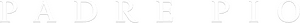لوگوی رسمی فیلم Padre Pio (2023)