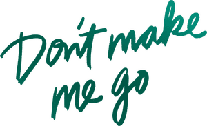 لوگوی رسمی فیلم Don't Make Me Go (2022)