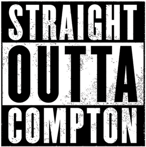لوگوی رسمی فیلم Straight Outta Compton (2015)