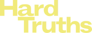 لوگوی رسمی فیلم Hard Truths (2024)
