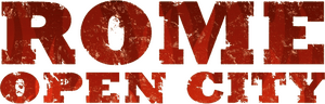 لوگوی رسمی فیلم Rome Open City (1945)