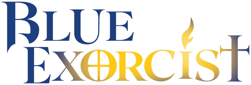 لوگوی رسمی انیمه Blue Exorcist -The Blue Night Saga (2025)