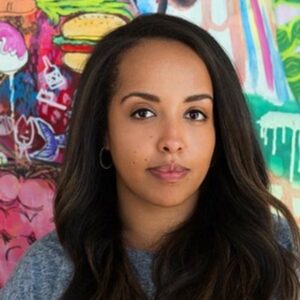 Photo of artist Nadia Latif