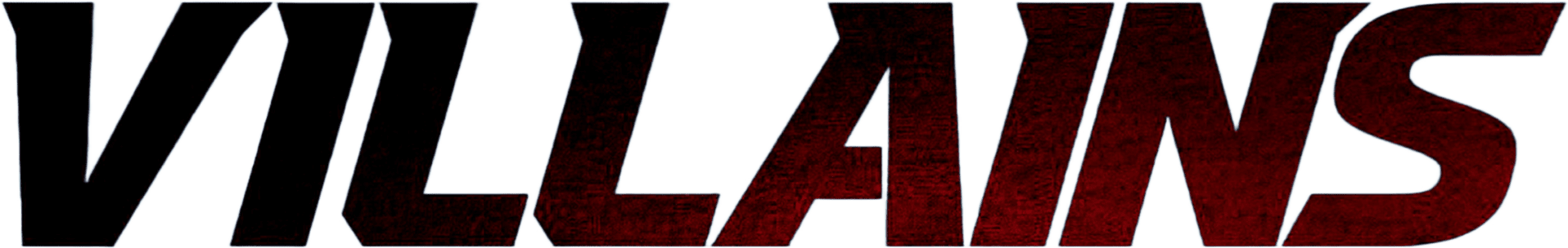 لوگوی رسمی سریال Villains (2025)