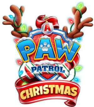 لوگوی رسمی فیلم A Paw Patrol Christmas (2025)
