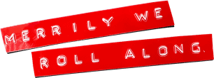لوگوی رسمی فیلم Merrily We Roll Along (2025)